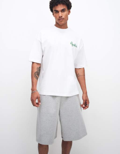 ASOS DESIGN – Oversize-T-Shirt in Weiß mit „Ronaldinho“-Print, 3 von 5