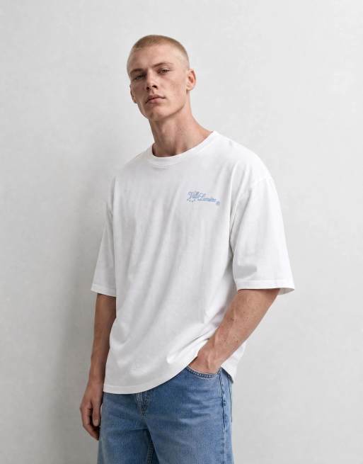 ASOS DESIGN – Oversize-T-Shirt in Weiß mit Winery-Grafikstickerei, 9 von 10
