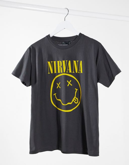 Asos Design Oversize T Shirt Mit Nirvana Print Asos