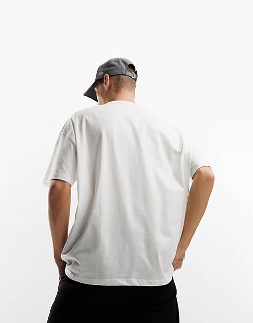 ASOS DESIGN – Oversize-T-Shirt mit Rundhalsausschnitt in Weiß - WHITE | ASOS