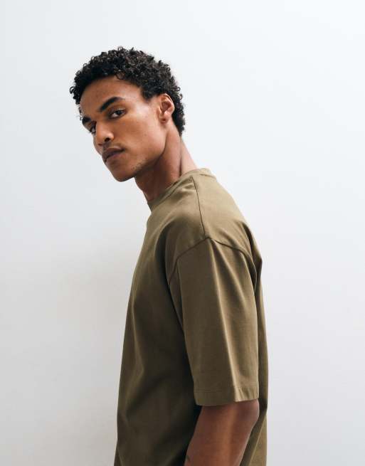 ASOS DESIGN oversize T-shirt w ciemnym odcieniu, 4 z 10