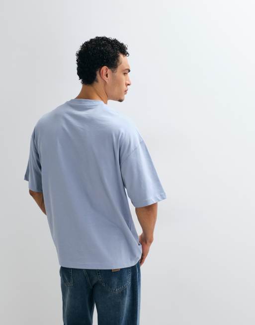 ASOS DESIGN oversize T-shirt z grafiką Argentyny w kolorze niebieskim, 4 z 5