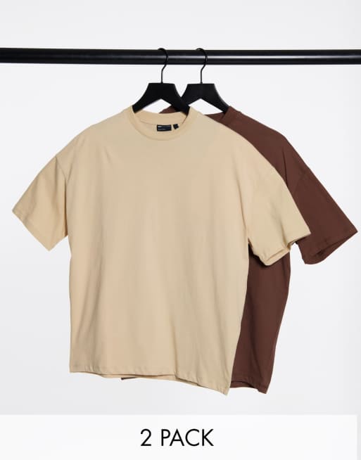 Asos Design Oversize T Shirts Im 2er Pack Asos