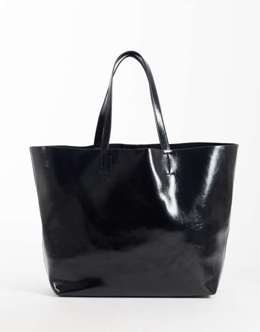ASOS DESIGN oversize torba typu tote w kolorze czarnym, 1 z 4