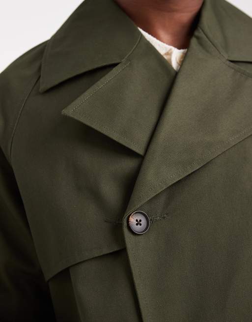 ASOS DESIGN – Oversize-Trenchcoat in Khaki, 2 von 5