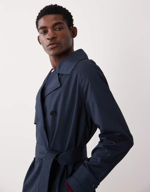 ASOS DESIGN – Oversize-Trenchcoat in Marineblau, 4 von 5