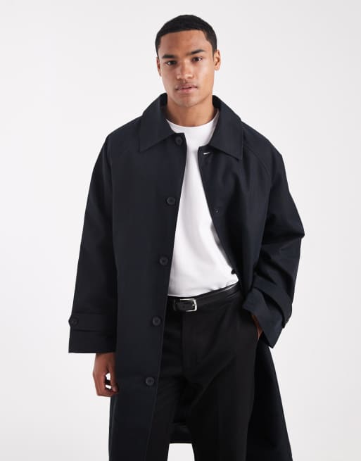 ASOS DESIGN – Oversize-Trenchcoat in Schwarz, 3 von 5