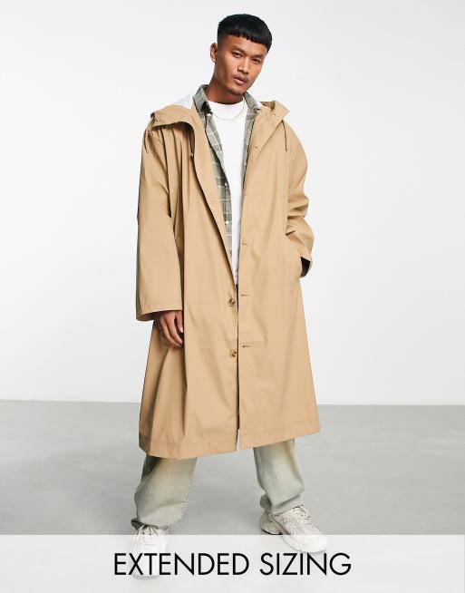 ASOS DESIGN – Oversize-Trenchcoat in Stein | ASOS