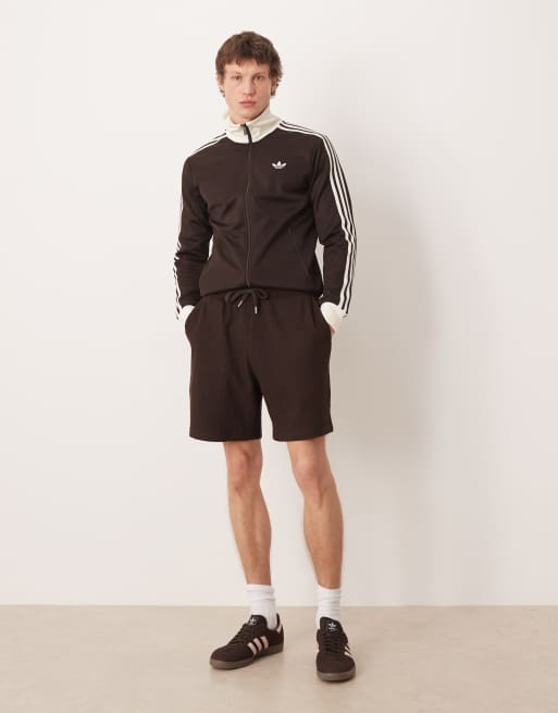 ASOS DESIGN Oversize-Waffeljersey-Shorts in Braun, 2 von 5