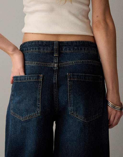 ASOS DESIGN - Oversized baggy boyfriend jeans in groen met wassing, 3 van 7