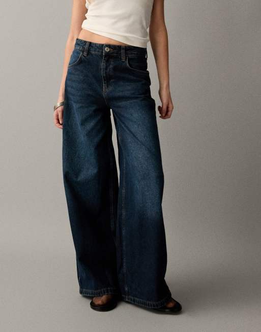 ASOS DESIGN - Oversized baggy boyfriend jeans in groen met wassing, 4 van 7