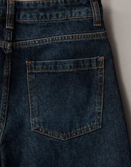 ASOS DESIGN - Oversized baggy boyfriend jeans in groen met wassing, 6 van 7