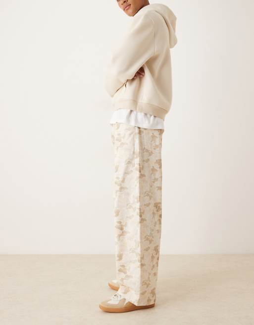 ASOS DESIGN - Oversized baggy broek met plooien in camo, 2 van 5