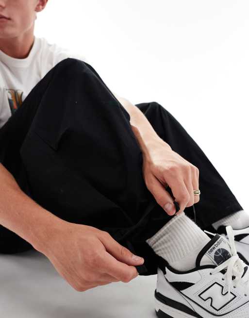 ASOS DESIGN - Oversized baggy cargobroek in zwart , 2 van 5
