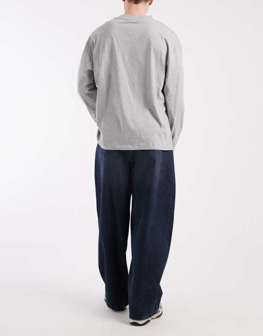 ASOS DESIGN - Oversized baggy jeans in inktblauw met donkere wassing, 2 van 5