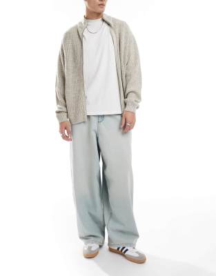ASOS DESIGN ASOS DESIGN oversized baggy jeans in light wash-Blue