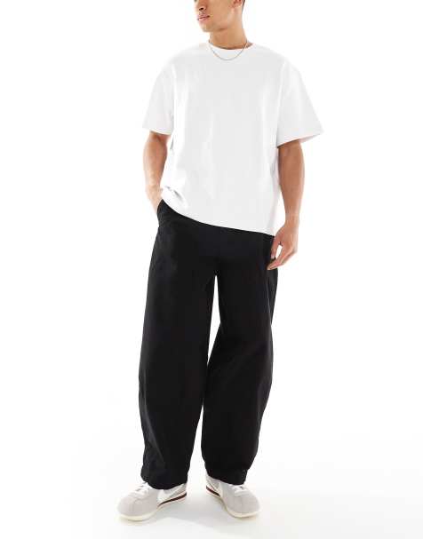 ASOS DESIGN - Oversized baggy jeans in zwart met wassing - view 1