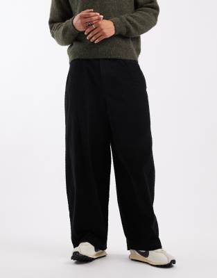 Asos Design Oversized Baggy Pants In Black