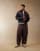 Asos Design Oversized Baggy Pants With Elastic Waist In Brown