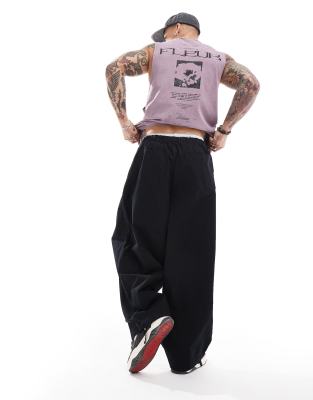 【YOURNUS】Parachute String Balloon Pants Balloon Fit Parachute pants | Black | Jack & Jones®