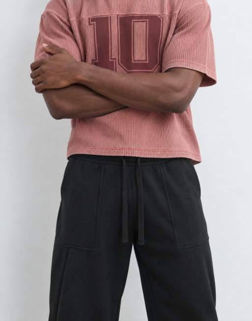 ASOS DESIGN oversized ballon-joggingbukser med cargolommer og læg i sort, 9 af 9