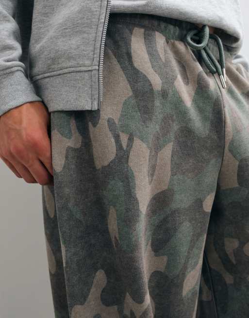 ASOS DESIGN oversized ballon med læg i gråt camouflageprint, 5 af 5