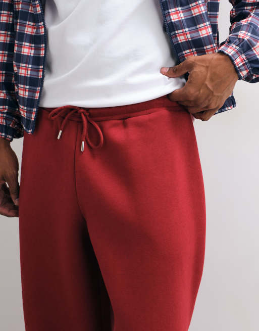 ASOS DESIGN oversized ballon met zijplooi in rood polykatoen, 5 van 5