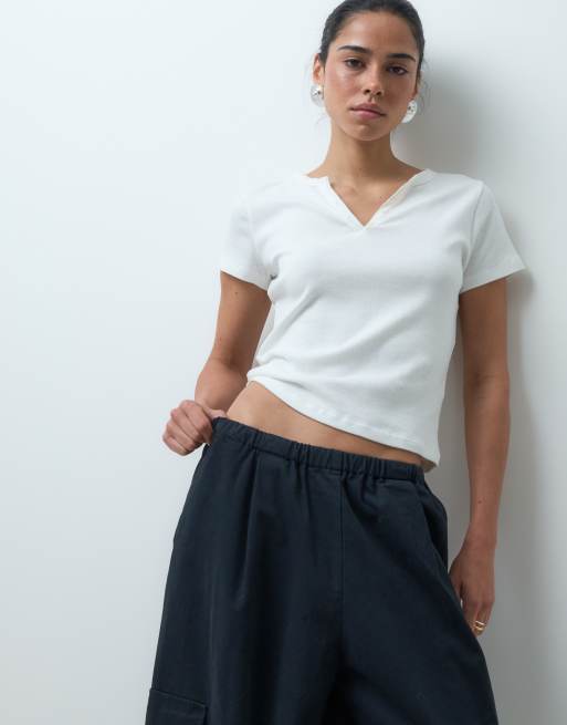 ASOS DESIGN oversized ballonbukser i sort, 3 af 5