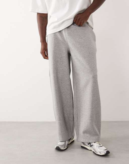 ASOS DESIGN oversized balloon fit joggers in grijs gemêleerd, 2 van 5