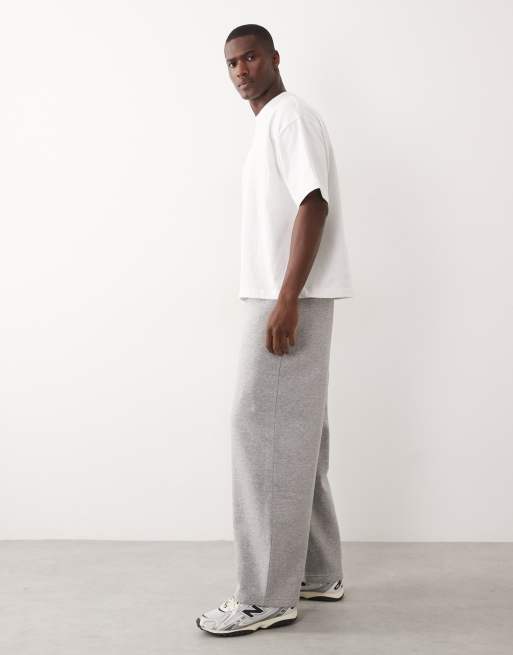 ASOS DESIGN oversized balloon fit joggers in grijs gemêleerd, 3 van 5