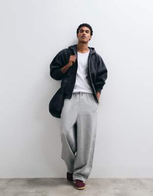 Asos Design Oversized Balloon Fit Sweatpants In Gray