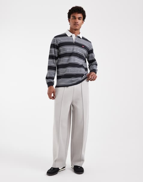 ASOS DESIGN oversized balloon fit trackies in grey - view 1
