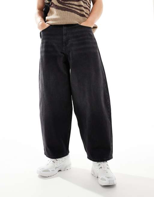 CerbeShops DESIGN oversized balloon jeans in black