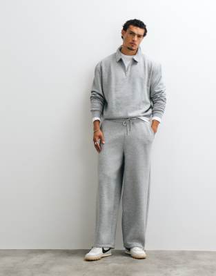 Asos Design Oversized Balloon Jogger With Bungee Hem In Grey