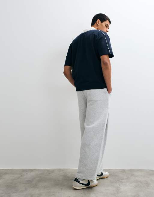 ASOS DESIGN oversized balloon joggingbukser med cargolommer og læg i gråmeleret polybomuld, 3 af 5