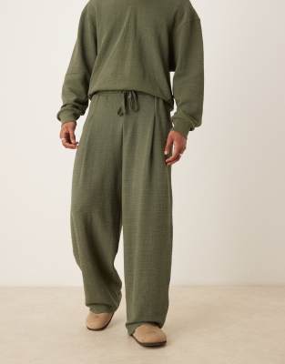 Asos Design Oversized Balloon Linen Look Sweatpants