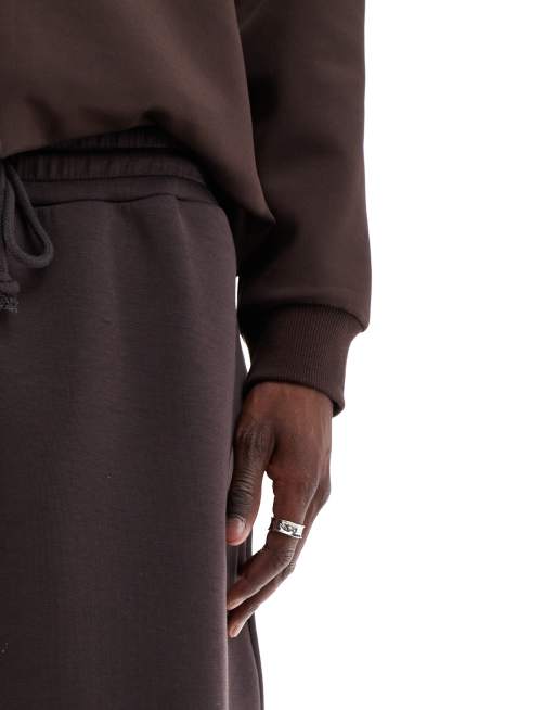 ASOS DESIGN oversized balloon scuba trackies in grey