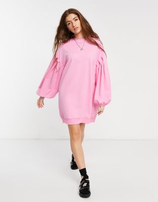 balloon sleeve dress asos