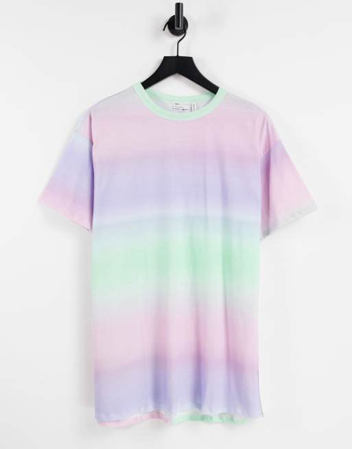 ASOS DESIGN oversized beach tee in ombre