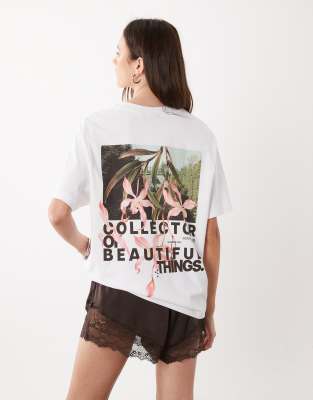 Asos Design Oversized Beautiful Things Graphic T-shirt In Multi