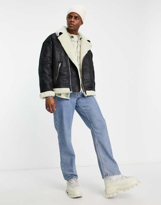 Asos sherpa hotsell jacket men's