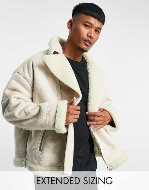 Sherpa lined biker outlet jacket