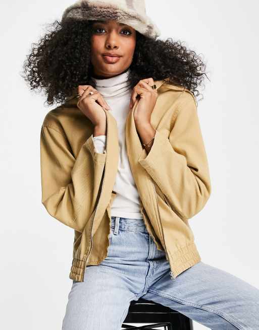 Asos oversized bomber on sale jacket