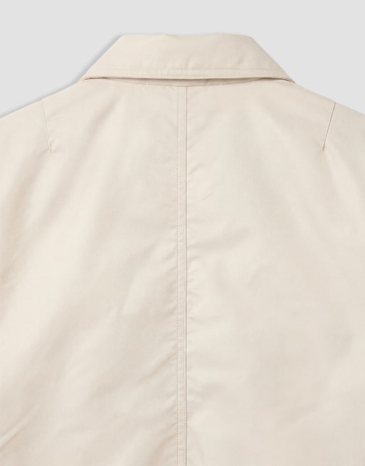 ASOS DESIGN oversized bomber jacket in neutral, 9 of 9