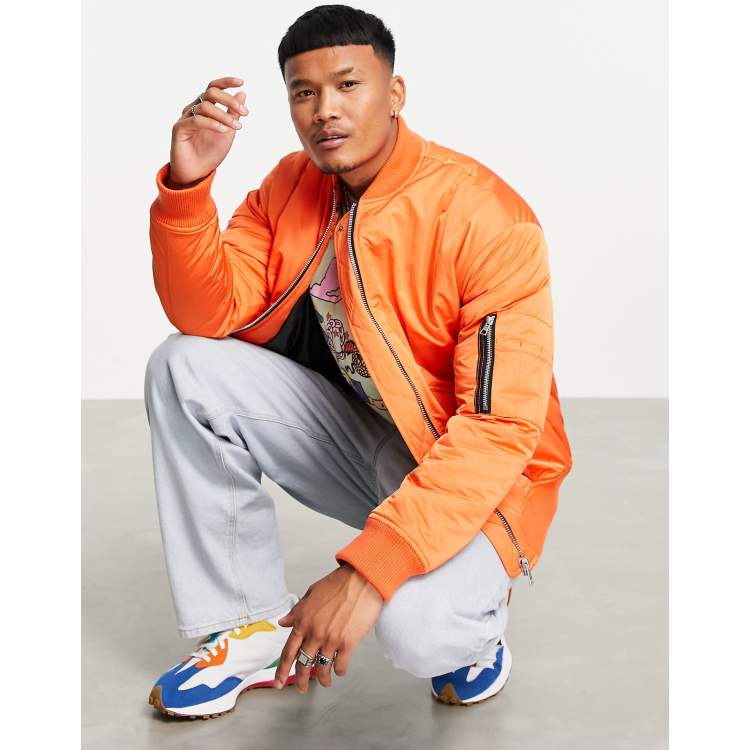 Asos orange jacket online