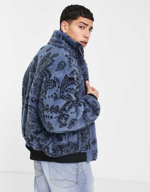 Paisley bomber sale jacket mens