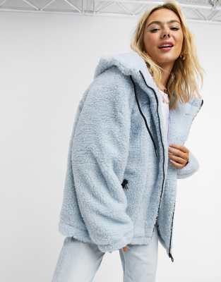 baby blue bomber jacket