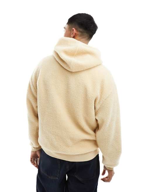 Asos discount borg hoodie