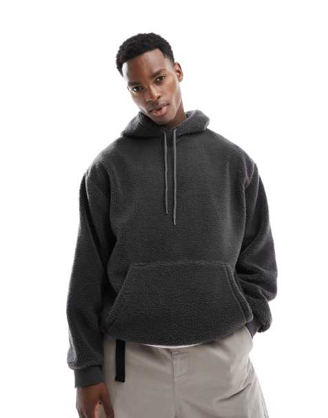 Asos mens shop grey hoodie