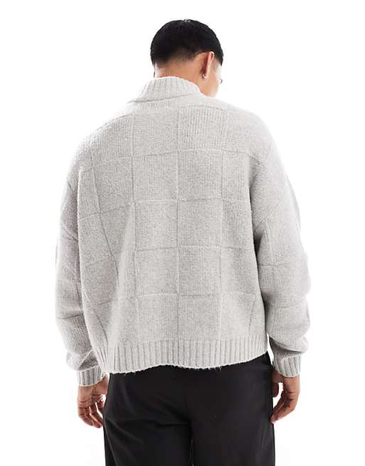 ASOS DESIGN oversized boxy fit knitted high neck sweater in ASOS DESIGN oversized boxy fit knitted high neck sweater in